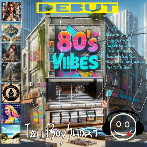 DEBUT Album 80s Vibes album art