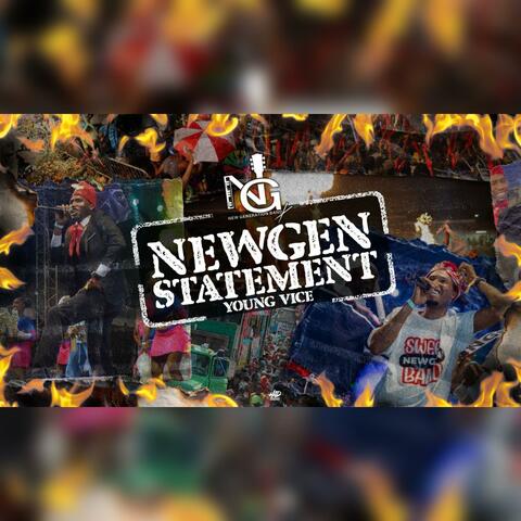 NewGen Statement - Young vice album art
