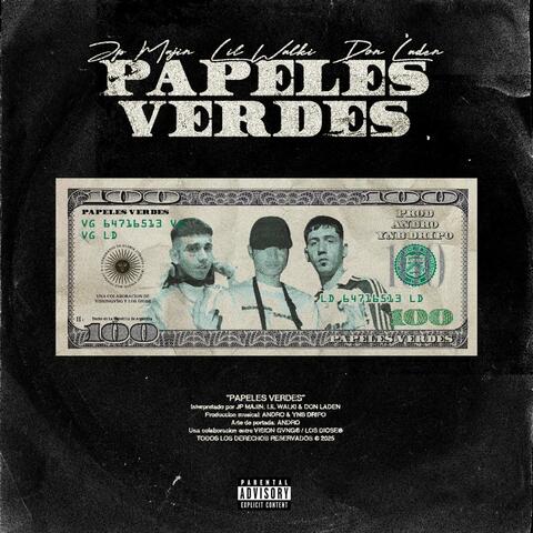 Papeles Verdes (feat. JP Majin, Lil Walki & Don Laden) [Prod. Andro, YNB Dripo] album art