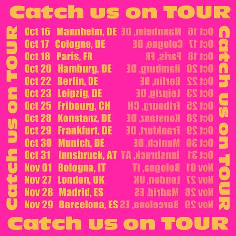 Catch us on Tour album art