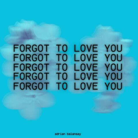 FORGOT TO LOVE YOU album art
