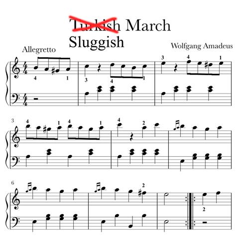 sluggish march album art