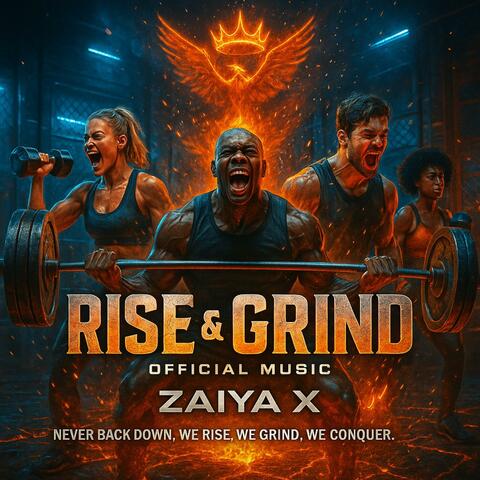 "Rise & Grind (We Never Back Down) Sport Gym hit song– Official Music is your new go-to workout anthem—a high-energy, motivational electro-pop banger that fuels every rep, every beat, and every unstoppable dream. album art