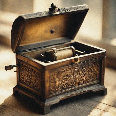 vintage music box album art