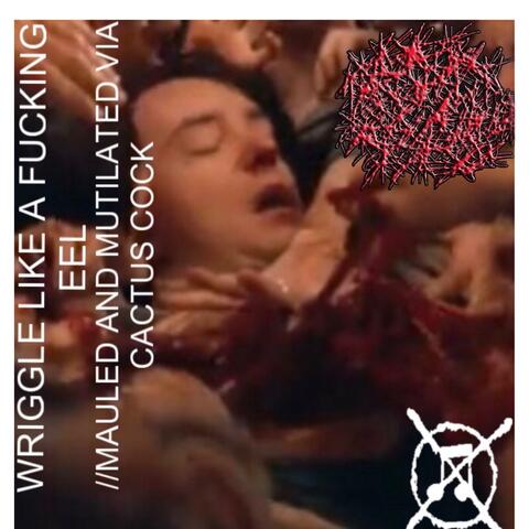 WRIGGLE LIKE A FUCKING EEL//MAULED AND MUTILATED VIA CACTUS COCK album art
