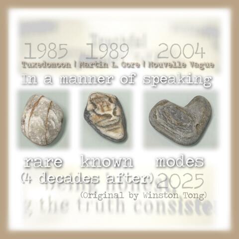 In A Manner Of Speaking (4 decades later) album art