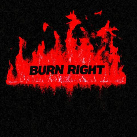 BURN RIGHT (feat. Hawkman) album art