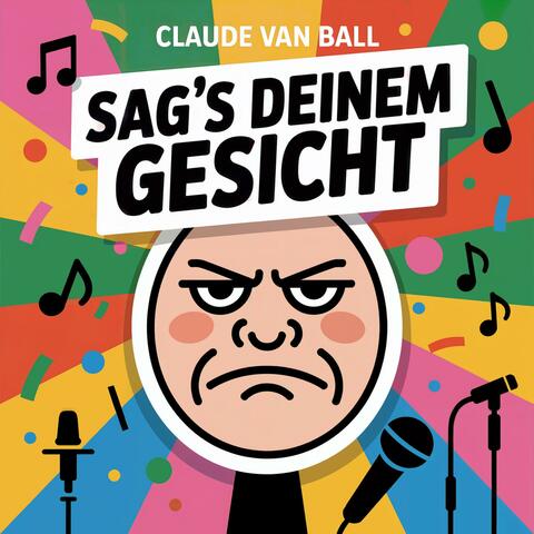 Sag's Deinem Gesicht album art
