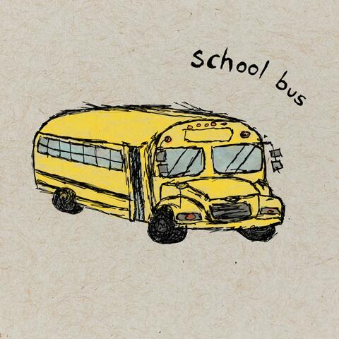 school bus album art
