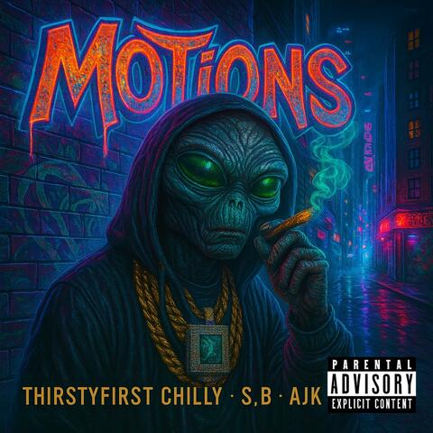 Motions (feat. S.B & AJK) album art