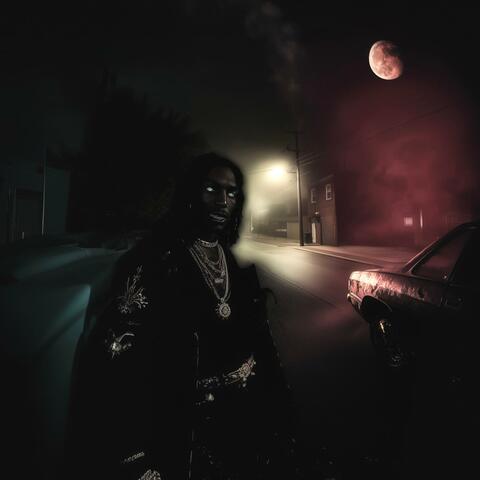 on a late night (slowed & reverb) album art