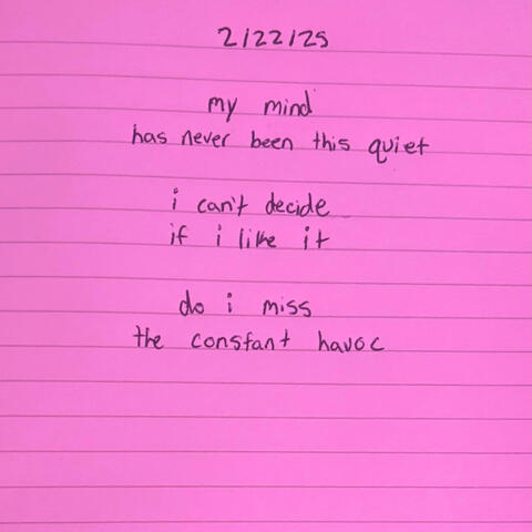 it's so quiet in here. album art