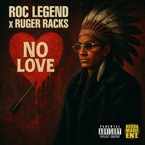 NO LOVE (feat. Ruger Racks) album art