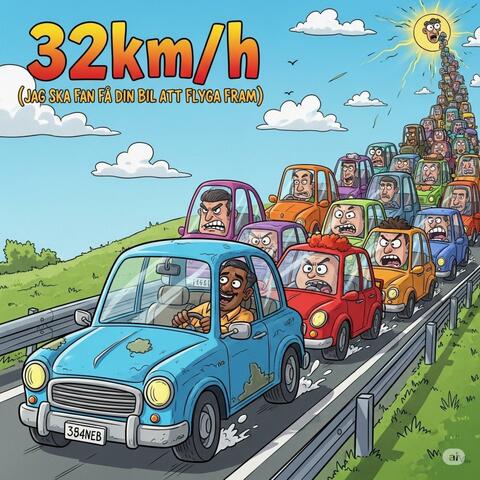 32KM/H (JAG SKA FAN FÅ DIN BIL ATT FLYGA FRAM) album art