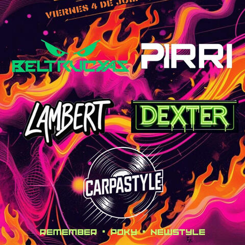 DEXTER B2B LAMBERT - BURNING BEATS album art