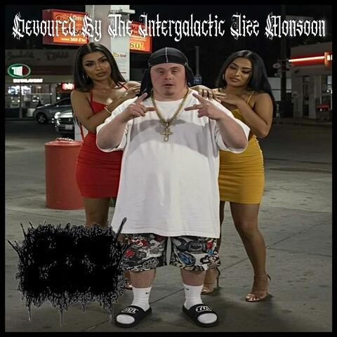 DEVOURED BY THE INTERGALACTIC JIZZ MONSOON album art