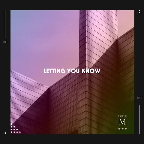 Letting You Know album art