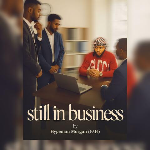 Still in business album art