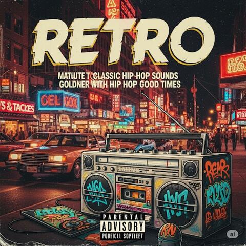 Retro album art