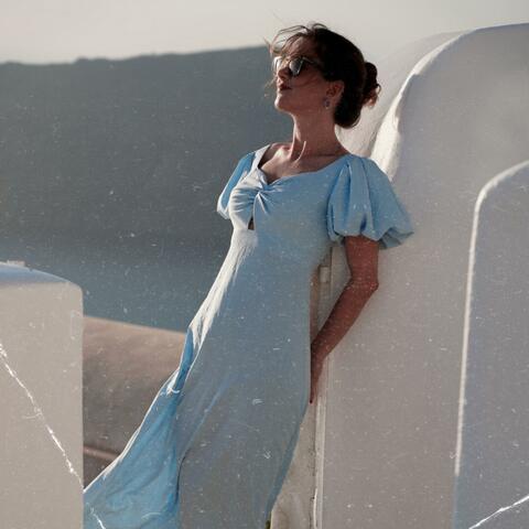 Santorini blue album art