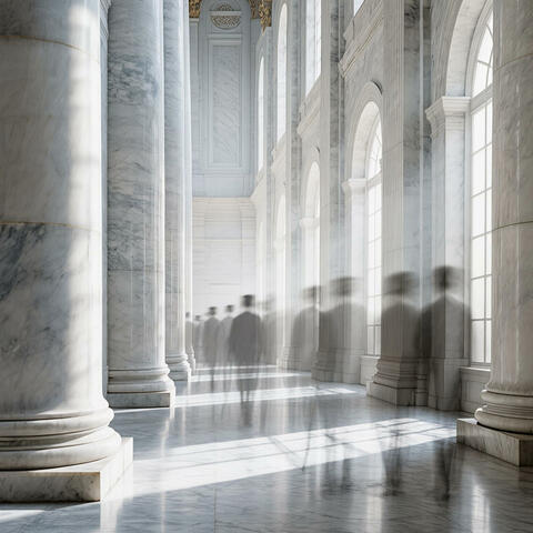 “Echoes Down the Marble Hall” album art
