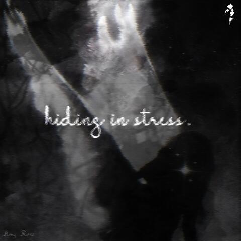 hiding in stress. album art