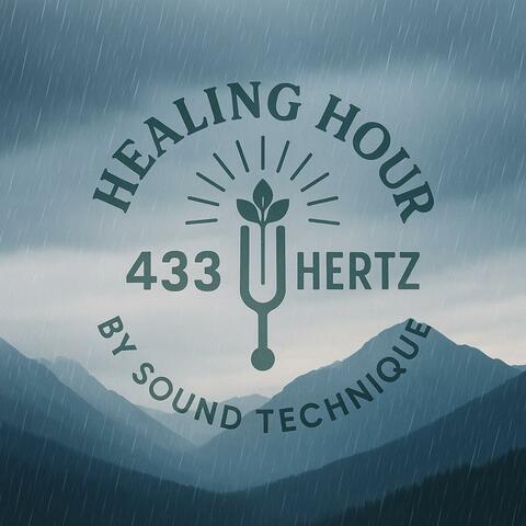 One Healing Hour of " Rainstorm in the Sierras" album art