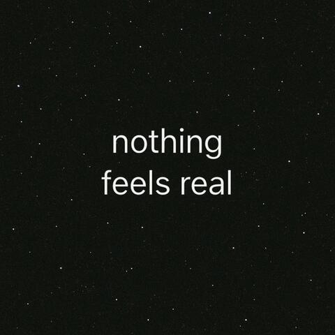 nothing feels real album art