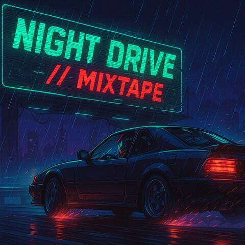 80s Night Drive Synthwave Mixtape album art