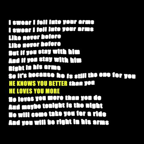 He Knows You Better, He Loves You More album art