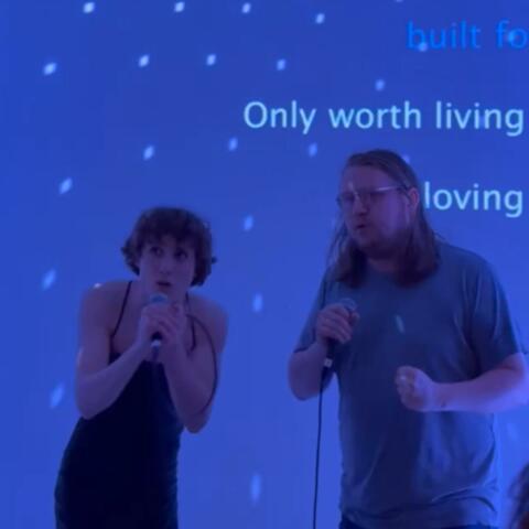 only worth living if somebody is loving you album art