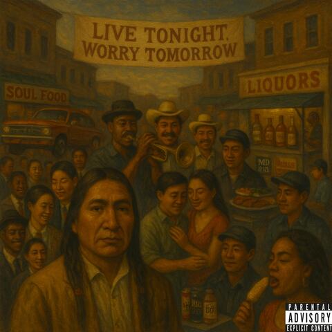 Live Tonight, Worry Tomorrow album art