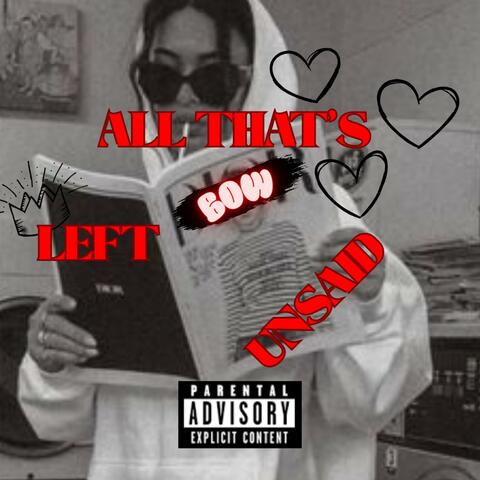 ALL THAT'S LEFT UNSAID album art