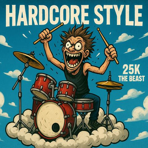 Hardcore style album art