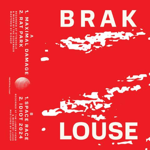 BRAK / LOUSE Split Tape album art