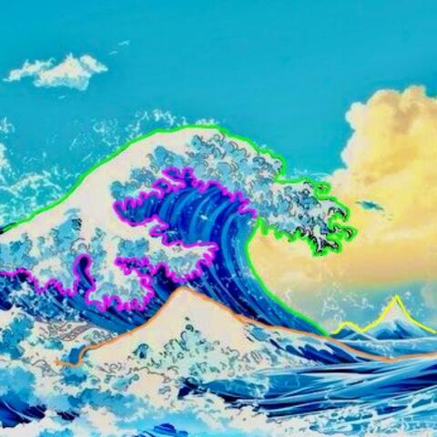 water flood lights album art