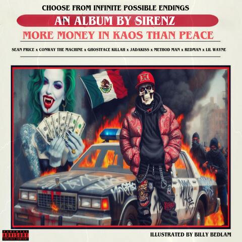 MORE MONEY IN KAOS THAN PEACE album art