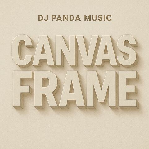 Canvas frame album art