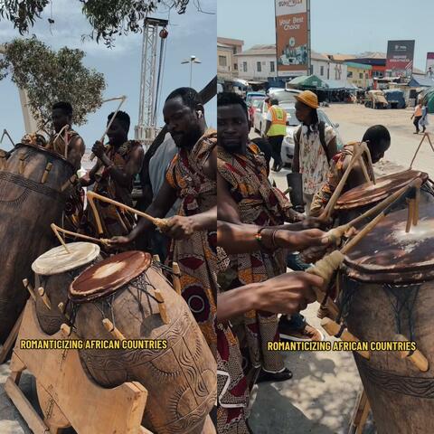 African Rhythm (Ghanaian Traditional Drummers) album art