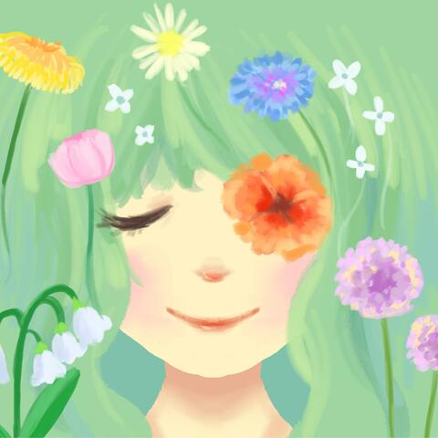 flower biome album art