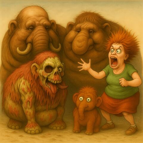 La lutte face à la famille mammouth album art