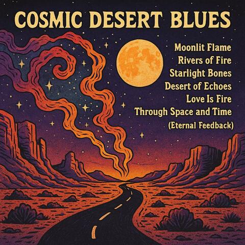Cosmic Desert Blues album art