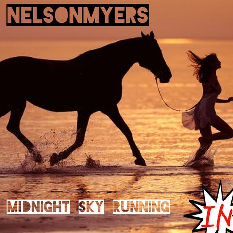Midnight sky running album art