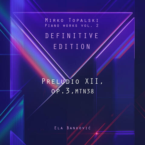 Preludio XII, op.3, MTN38 album art