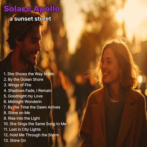 a sunset street album art