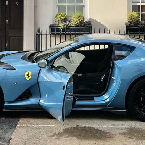 BLUE FERRARI album art