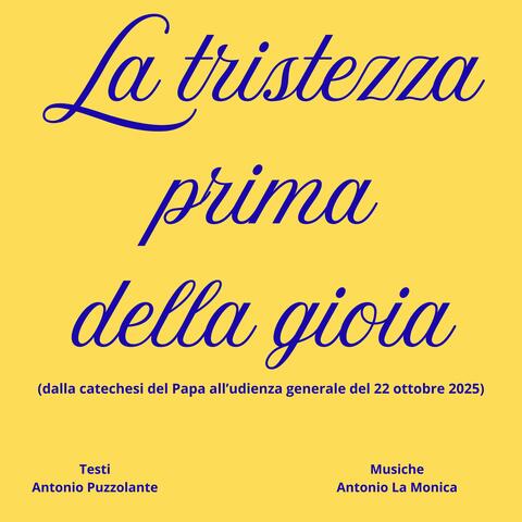 La tristezza prima della gioia album art