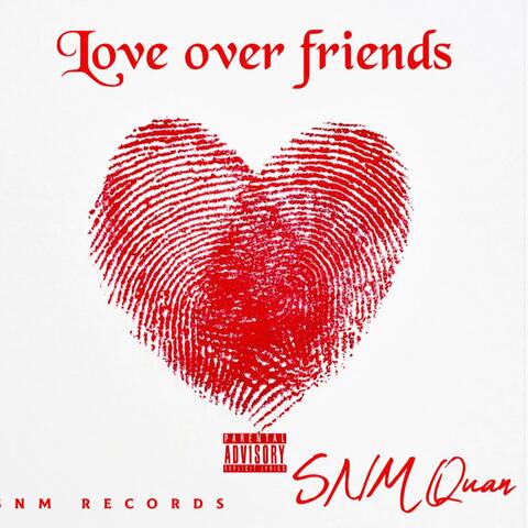 Love over friends album art