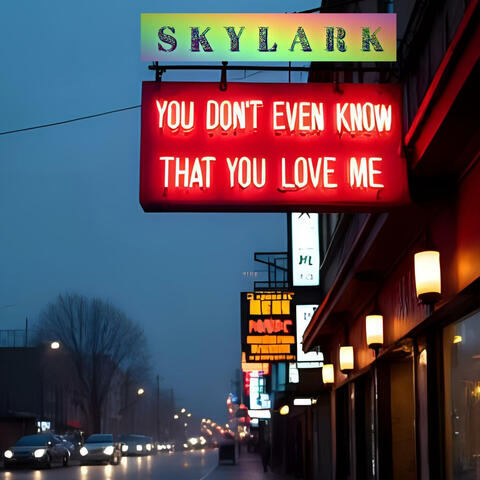 You Don't Even Know That You Love Me album art