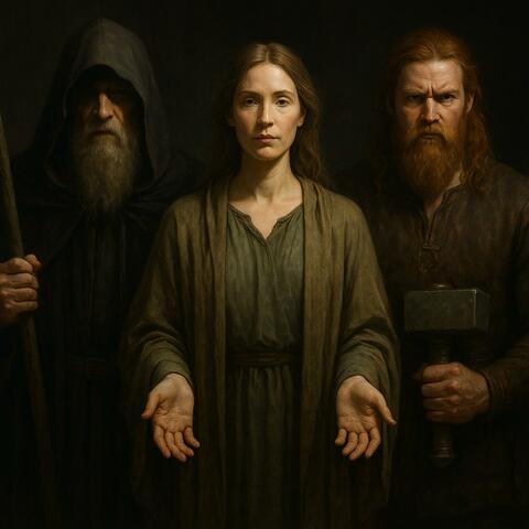 Þrīzuh hailō (Hail to the three) album art